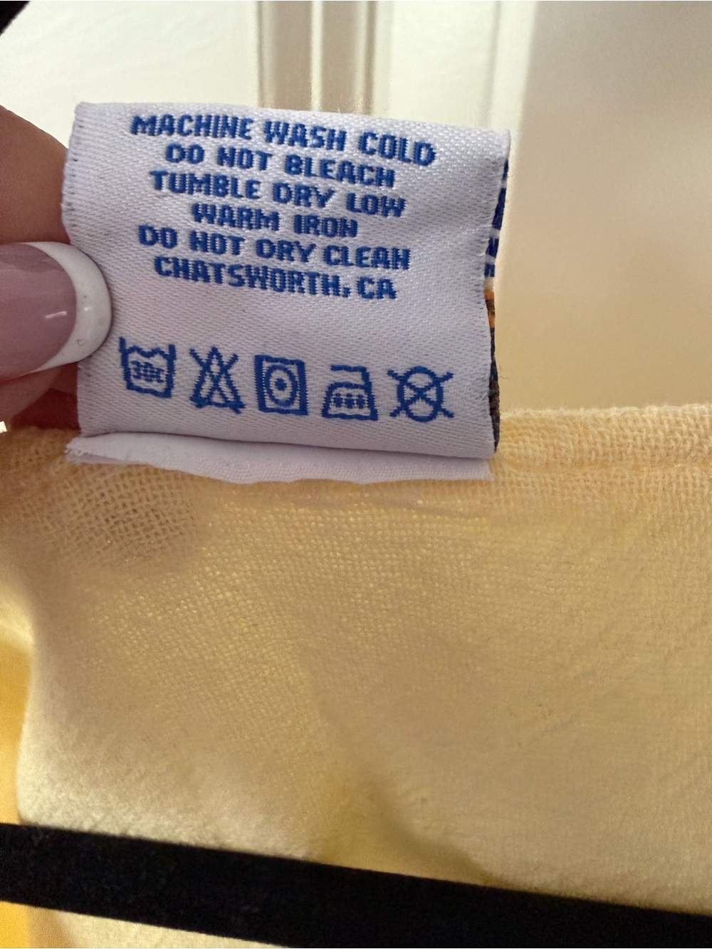 Sea Breeze Yellow Layered Sleeveless Top, Size S - Picture 5 of 6